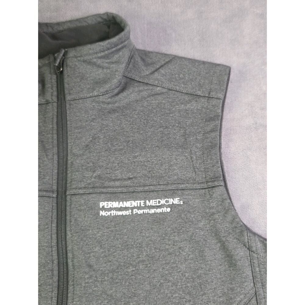 The North Face Men's Size M WindWall Softshell Vest Grey Winter C37-38 - Picture 4 of 11